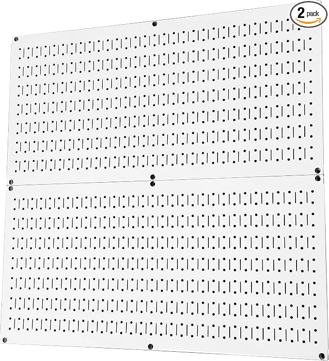 Pegboard Rack Wall Control Home & Garage Tool Storage & Organization White by Wall+Control