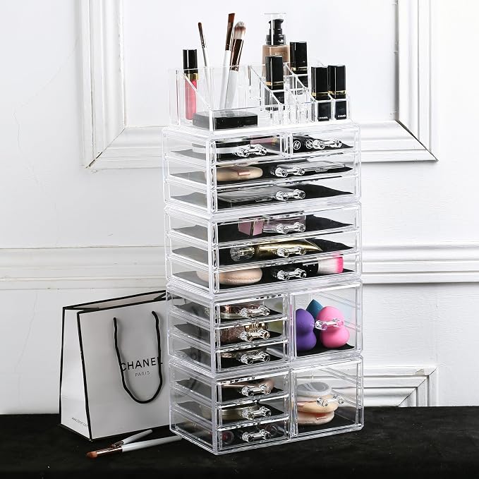 Ikee Design 5 Pcs Set Acrylic Makeup Organizer - Image 7