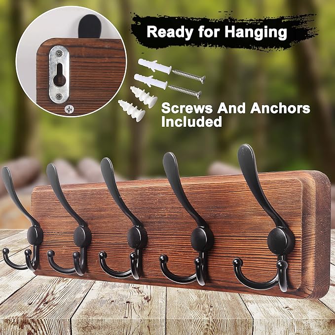 Dseap Coat Rack Wall Mounted - Image 7