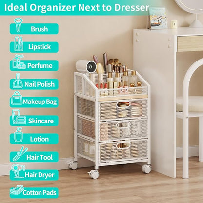 HapiRm Rolling Makeup Cart Organizer - Image 6
