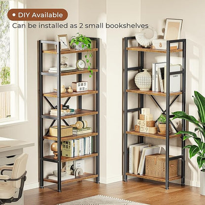 SUPERJARE Triple Bookshelf, Bookcase - Image 5