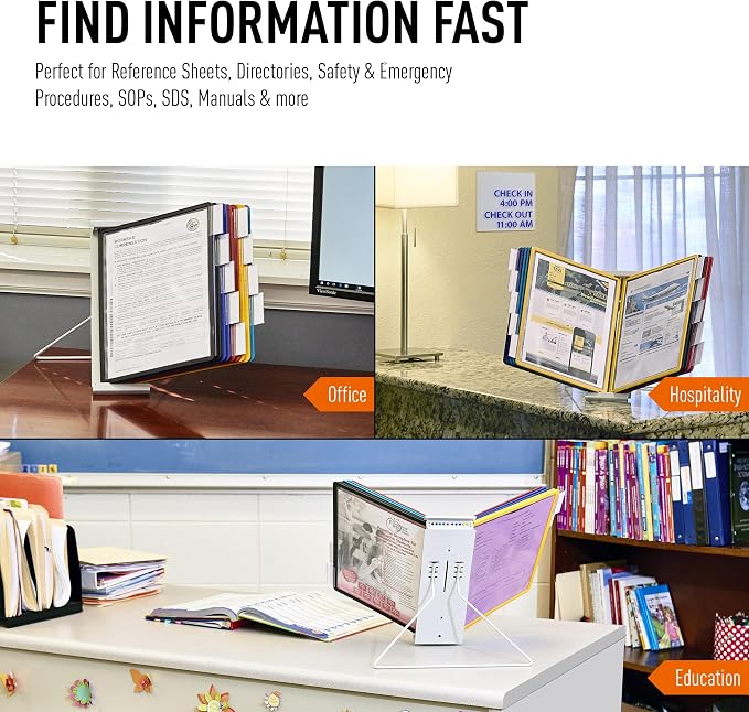 Durable Instaview20 Pocket Expandable Desktop Reference System - Image 3