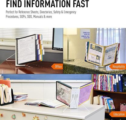 Durable Instaview20 Pocket Expandable Desktop Reference System - Image 3