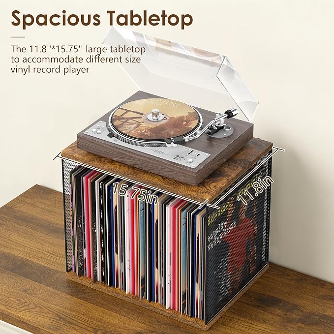 1 Cube Vinyl Record Storage Furniture - Image 6