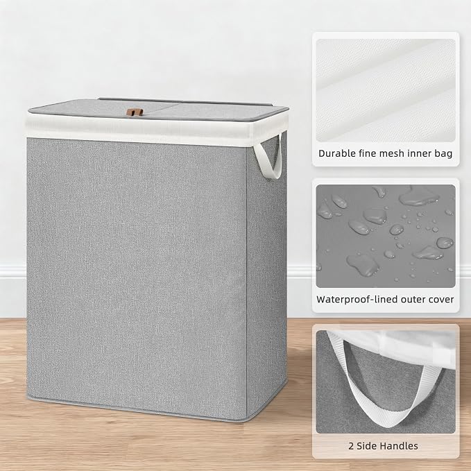 STORAGE MANIAC Double Laundry Hamper - Image 8