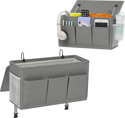 Dual-purpose Bedside Caddy Bedside Organizer, Bed Caddy by Edudif