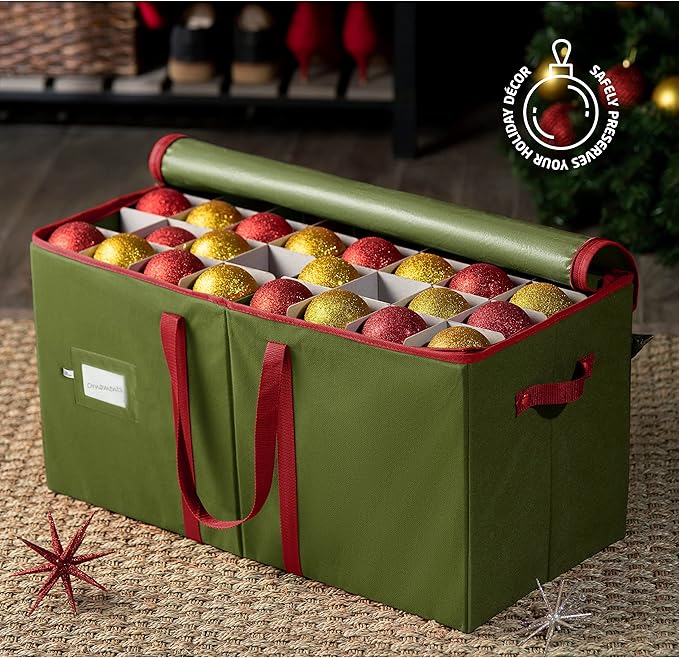 ZOBER Large Christmas Ornament Storage Box - Image 2