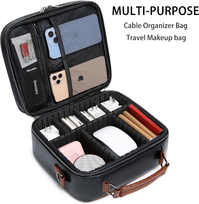 KYALOU Electronics Travel Organizer, Large Electronic Accessories Cable Case - Image 4