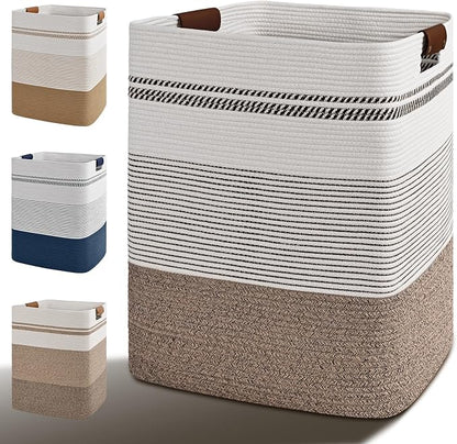 Laundry Hamper, 85L Tall Laundry Basket by Degeyoyo
