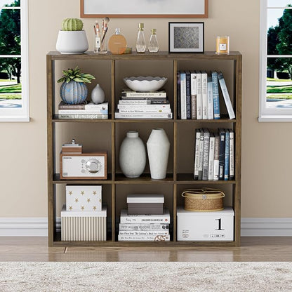 Cube Storage Organizer Bookcase, Decorative 11 inch Open Back Cubical Shelf - Image 2
