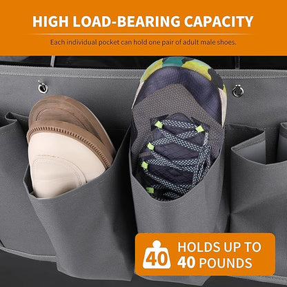 RV Shoe Pockets 6 Large Pockets Heavy Hanging Bedside Storage Organizer - Image 3