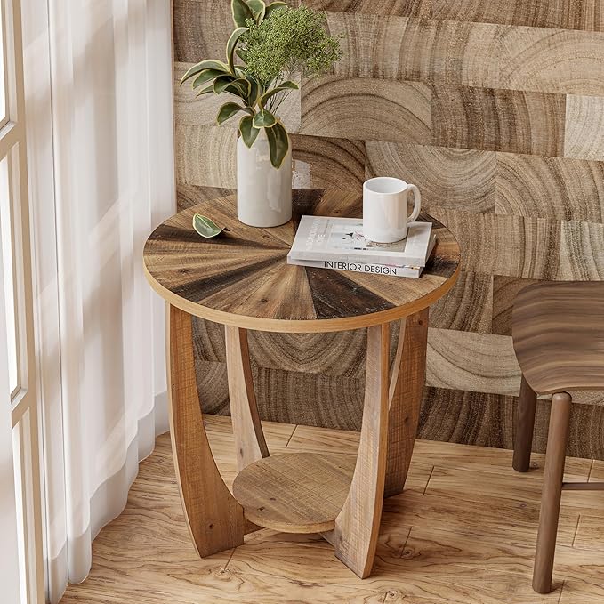 COZAYH Rustic Farmhouse End Table by COZAYH