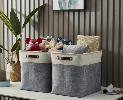 DECOMOMO Extra Large Storage Baskets, 54.5L Fabric Storage Bins - Image 9