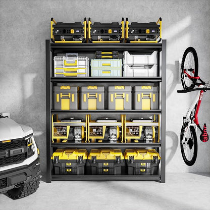 39" W Garage Shelving, 5-Tier Heavy Duty Shelving Unit, 3000LBS Adjustable - Image 11