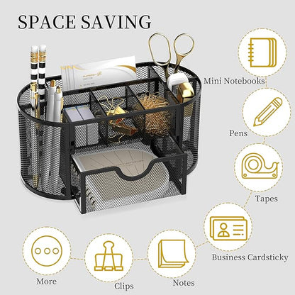 SUPEASY Mesh Desk Organizer, Desk Accessories & Workspace Organizers - Image 4
