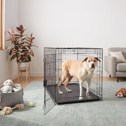 Amazon Basics Durable, Foldable Metal Wire Dog Crate - Image 6