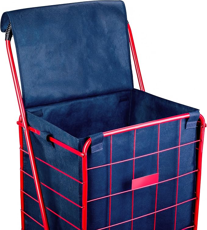 Handy Laundry Shopping Cart Liner, Square Bottom, Fits Standard Shopping Cart - Image 3