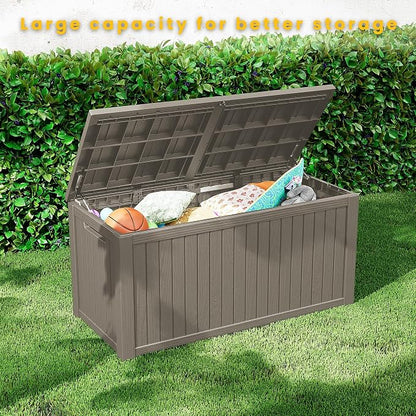 210 Gallon Outdoor Storage Bench Waterproof - Image 9