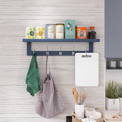 SMIBUY Coat Hooks with Shelf Wall-Mounted, 29.2 Inch Entryway Coat Rack - Image 7