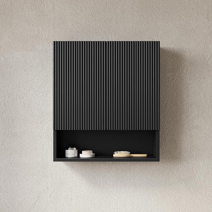 Black Bathroom Wall Cabinet by USHOWER