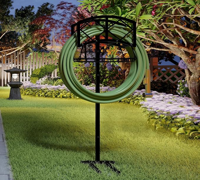 Fire Beauty Garden Hose Holder, Water Hose Holder Rack Organizer - Image 6