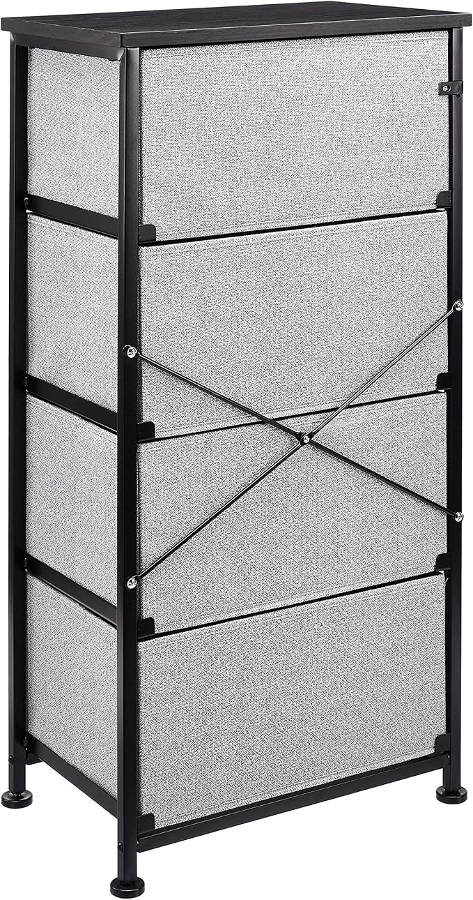 Amazon Basics Fabric 4-Drawer Storage Organizer Unit - Image 5