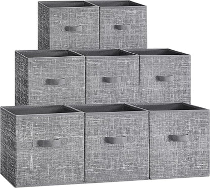 SONGMICS Storage Cubes, 10.2 x 10.2 x 11 Inches Non-Woven Fabric Bins by Unknown