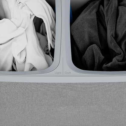 Laundry Hamper with lid, 100L Large Capacity Foldable Laundry Basket with Dual - Image 7