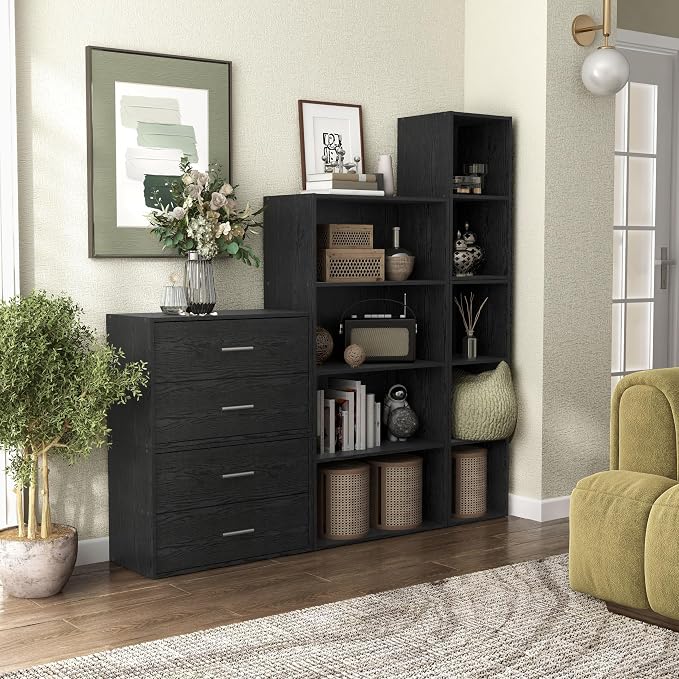 Homes: Inside + Out Apexa 2-Drawer Wooden Stackable Storage Drawers, Small Food - Image 12