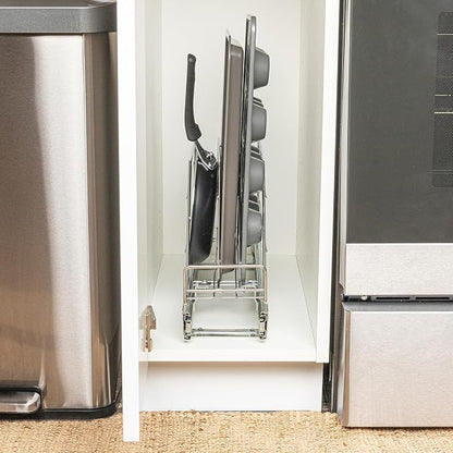 Household Essentials Glidez Multipurpose Chrome-Plated Steel Pull-Out/Slide-Out - Image 12