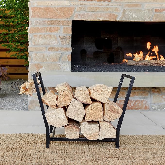 FireProof Pros Firewood Rack Outdoor and Indoor Firewood Storage - Image 6