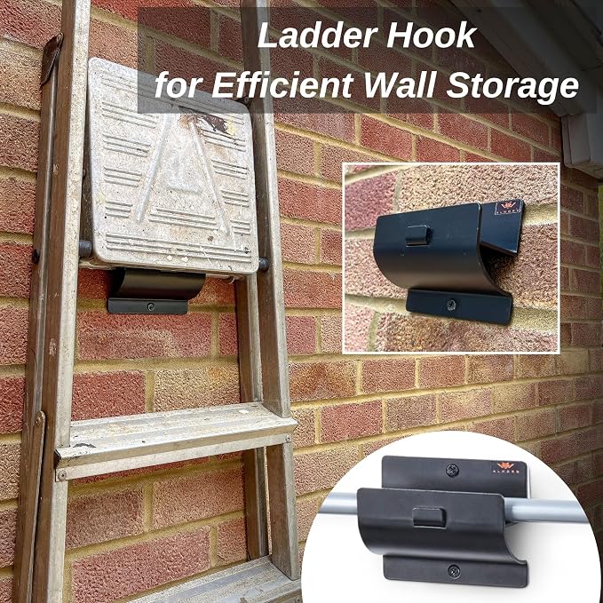 Ladder Hanger set of 4 For Garage Wall - Image 5
