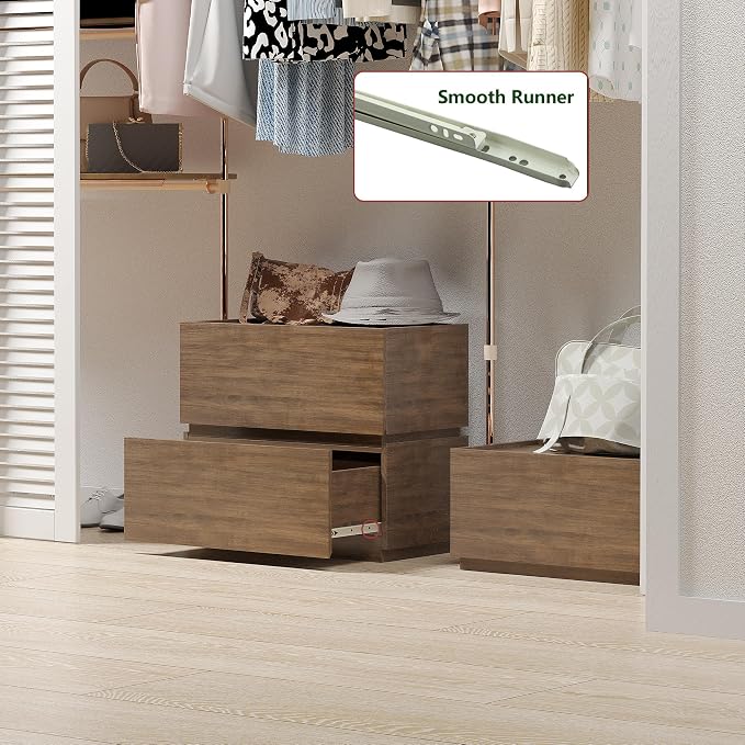 woodtalks Stackable 1 Drawer Dresser, Storage Cabinet - Image 5
