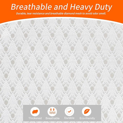 Polecasa 2 Pack Heavy Duty Diamond Mesh Laundry Bag, Breathable Mesh, Machine - Image 2