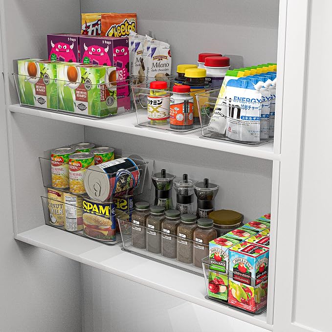 Simple Houseware Fridge Organizer Storage Bins, 8 Packs - Image 4