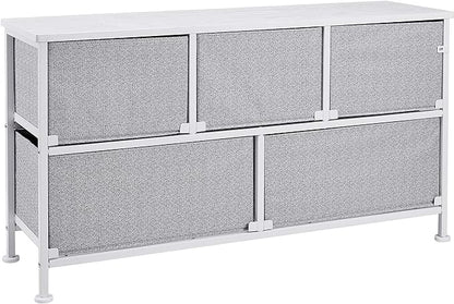 Amazon Basics Extra Wide Fabric 5-Drawer Storage Organizer Unit - Image 5