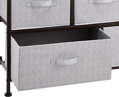 Amazon Basics Extra Wide Fabric 5-Drawer Storage Organizer Unit - Image 3