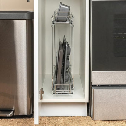 Household Essentials Glidez Multipurpose Chrome-Plated Steel Pull-Out/Slide-Out - Image 12