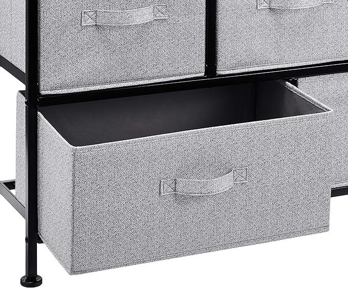 Amazon Basics Extra Wide Fabric 5-Drawer Storage Organizer Unit - Image 4