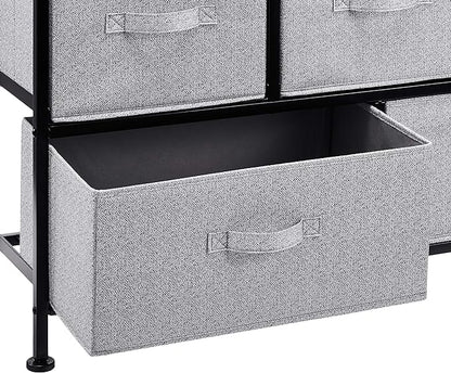Amazon Basics Extra Wide Fabric 5-Drawer Storage Organizer Unit - Image 4