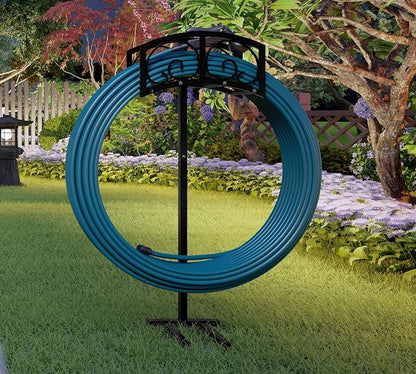 Fire Beauty Garden Hose Holder, Freestanding Water Hose Holder, In ground Hose - Image 5