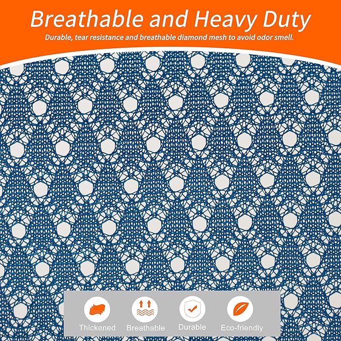 Polecasa 2 Pack Heavy Duty Diamond Mesh Laundry Bag, Breathable Mesh, Machine - Image 2