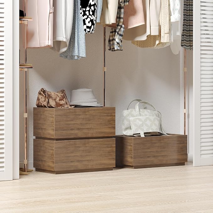 woodtalks Stackable 1 Drawer Dresser, Storage Cabinet - Image 2