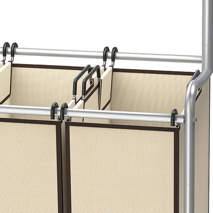 Deco Brothers Heavy Duty 3 Bags Laundry Sorter Cart - Image 5
