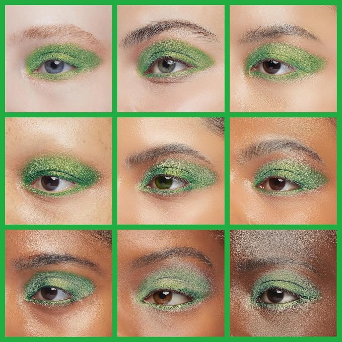 MAKI YIKA Glitter Eyeshadow Green Liquid Multichrome Eyeshadows Long Lasting - Image 4