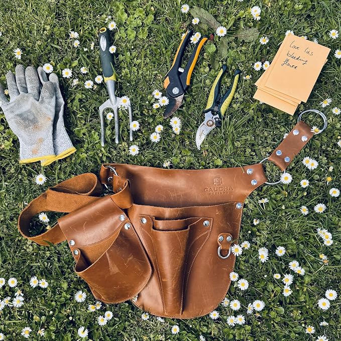 Leather Garden Tool Belt - Image 4