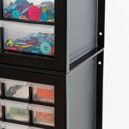 IRIS USA 24-Drawer Plastic Storage Cabinet, Teacher Toolbox, Small Business - Image 7