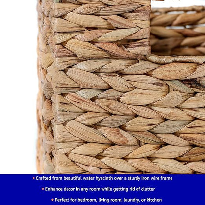 Trademark Innovations Foldable Hyacinth Storage Basket - Image 3