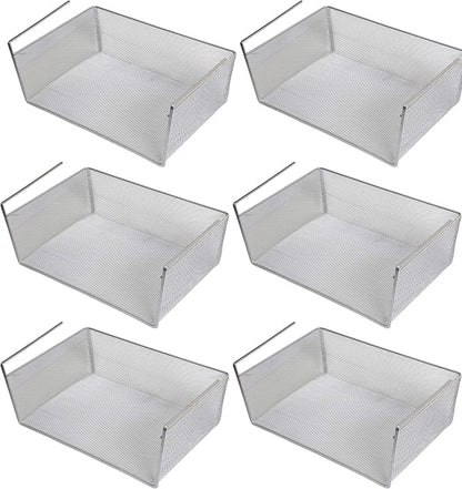 YBM Home Under Shelf Basket Mesh Stainless Steel Storage Under Cabinet Hanging by YBMHome