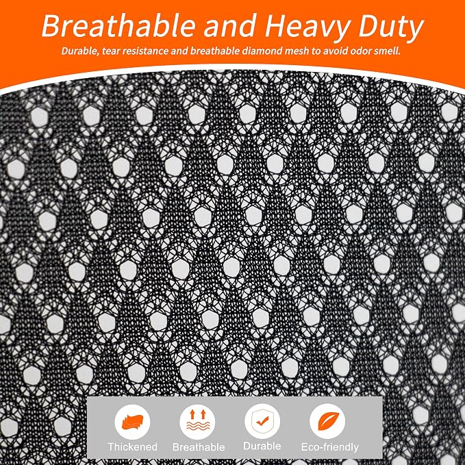 Polecasa 2 Pack Heavy Duty Diamond Mesh Laundry Bag, Breathable Mesh, Machine - Image 2